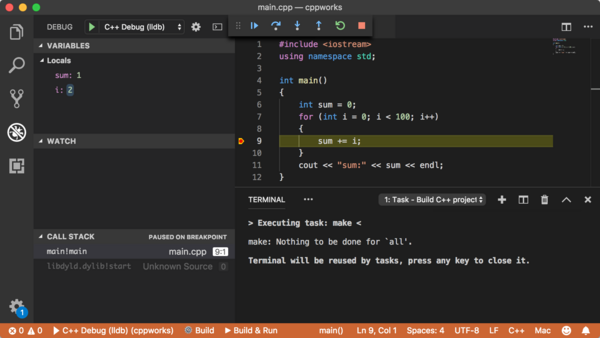 visual code studio snapshot